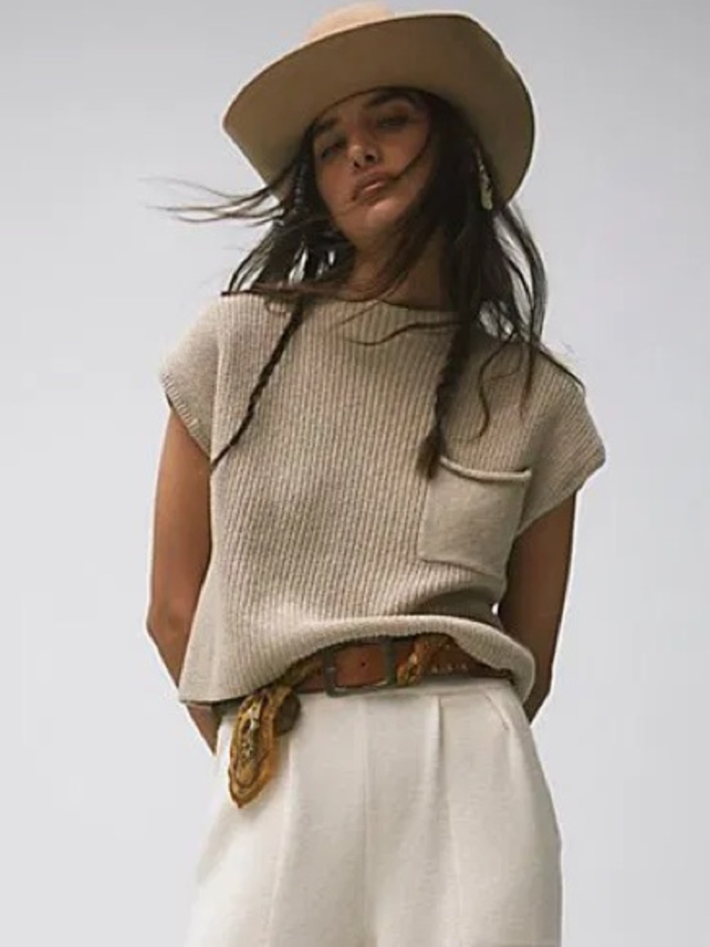 NWOT Free People Freya sweater (top only)